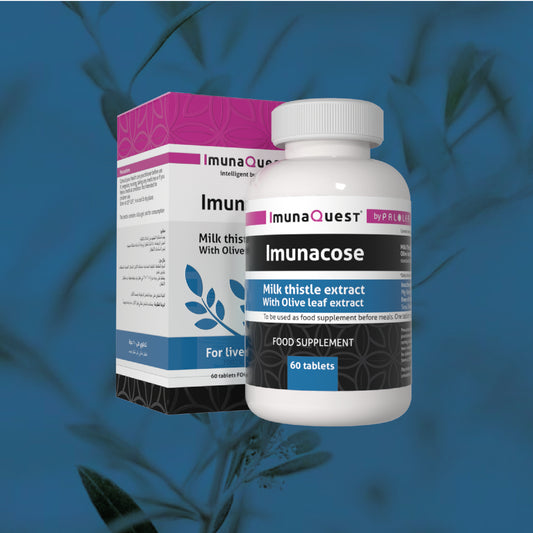 ImunaCose, Olive leaf and Milk thistle extracts, 60 Tablets