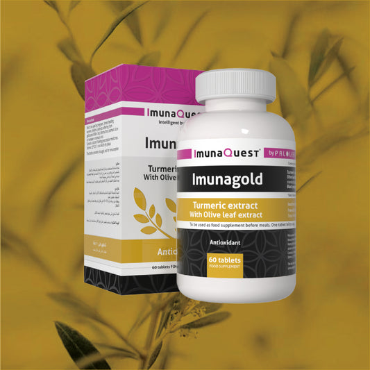 Imunagold, Olive leaf, Curcumin and black pepper extracts, 60 Tablets