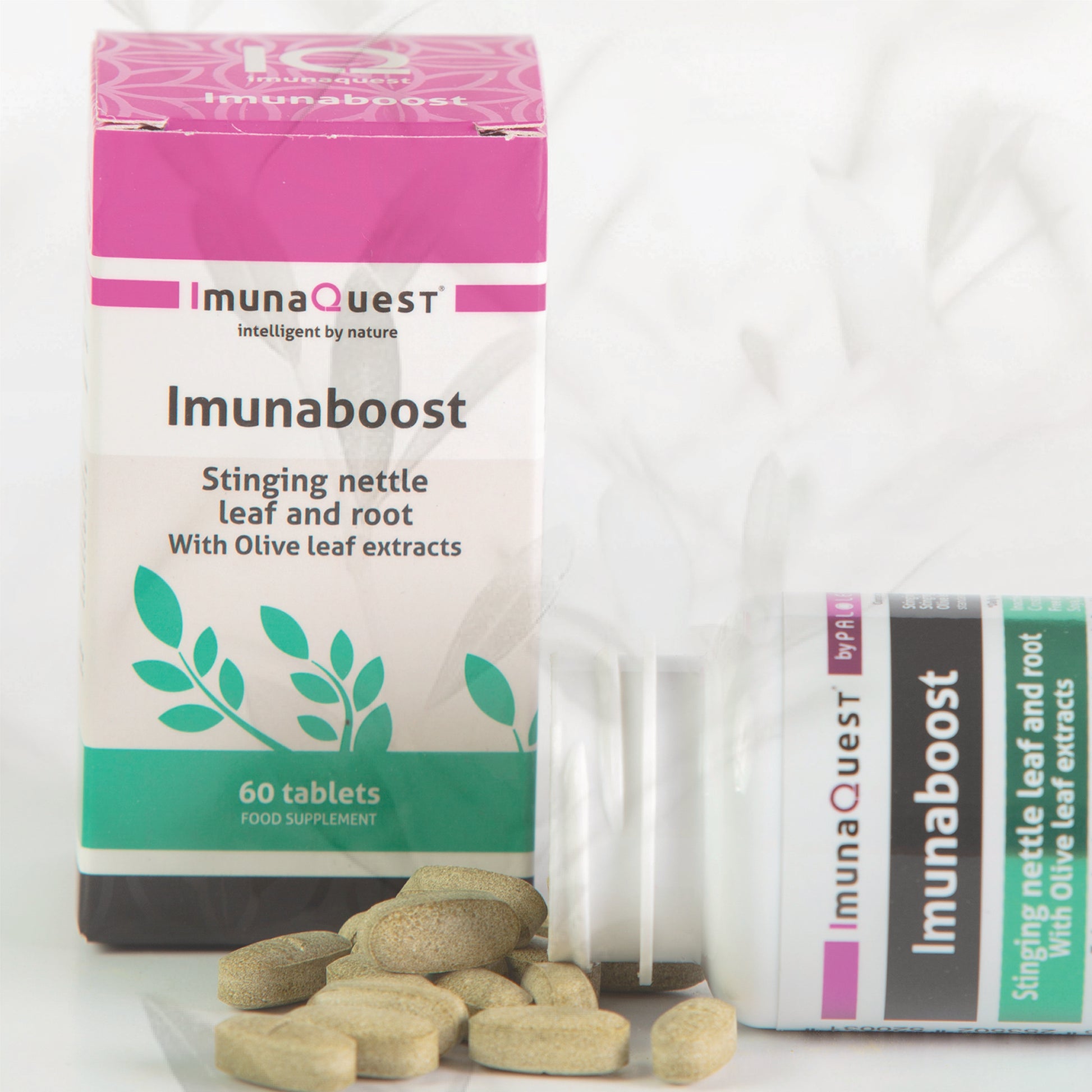 Imunaboost, Olive leaf and stinging nettle extracts, 60 Tablets